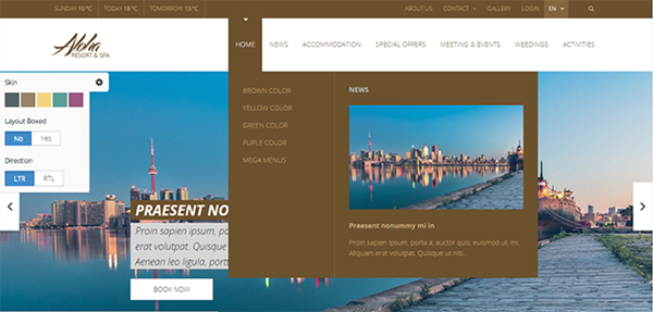 Сайт для отеля и гостиницы под ключ Aloha — онлайн‑бронирование | Аплайк