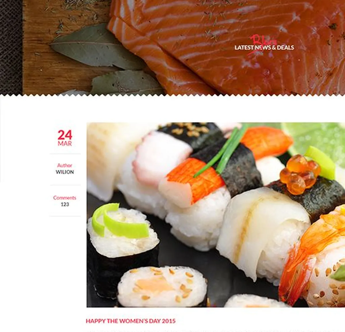 Сайт суши‑бара под ключ Chappie Sushi Bar — онлайн‑меню и бронирование | Аплайк