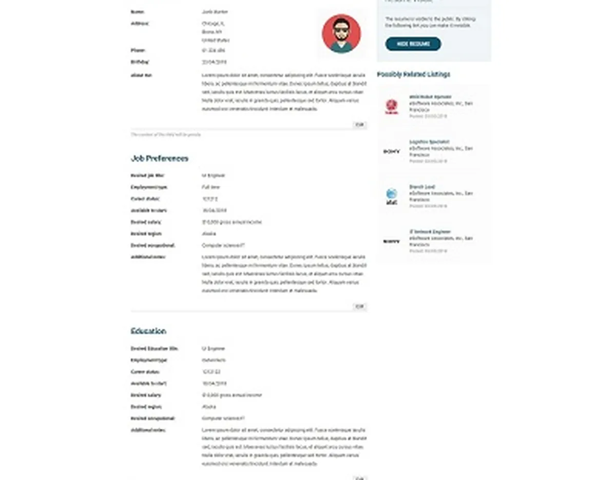 Сайт кадрового агентства под ключ Job Board — вакансии и резюме | Аплайк