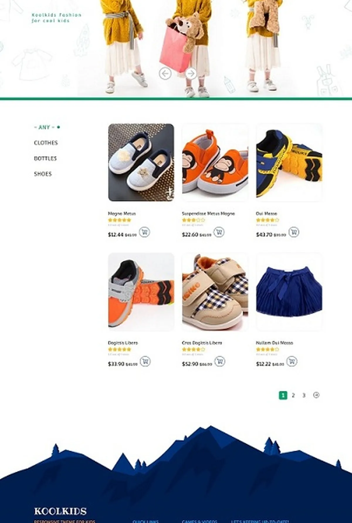Интернет-магазин детских товаров KoolKids под ключ — одежда и игрушки | Аплайк