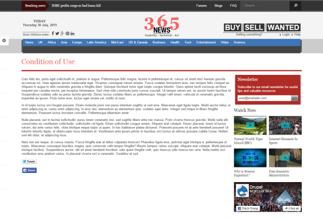 Новостной портал News под ключ — категории, фото/видео и интерактив | Аплайк