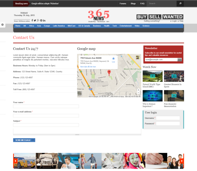 Новостной портал News под ключ — категории, фото/видео и интерактив | Аплайк