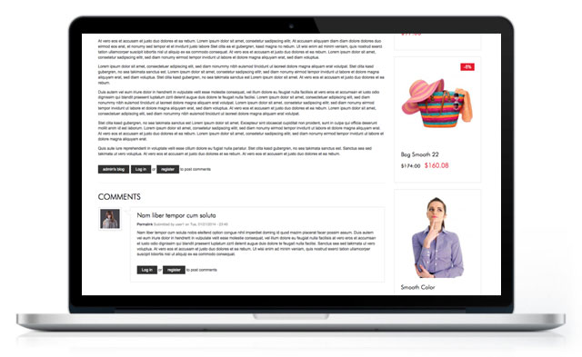 Интернет-магазин одежды New Shopping под ключ — каталог, размеры, блог | Аплайк