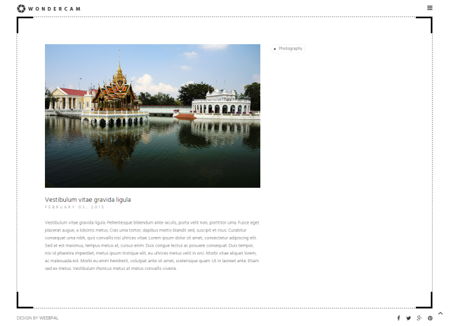 Сайт фотографа Photos под ключ — портфолио, фильтры и фотоблог на Drupal | Аплайк