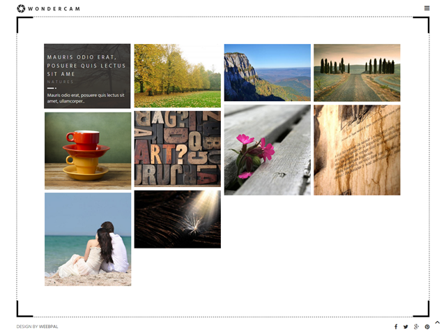Сайт фотографа Photos под ключ — портфолио, фильтры и фотоблог на Drupal | Аплайк