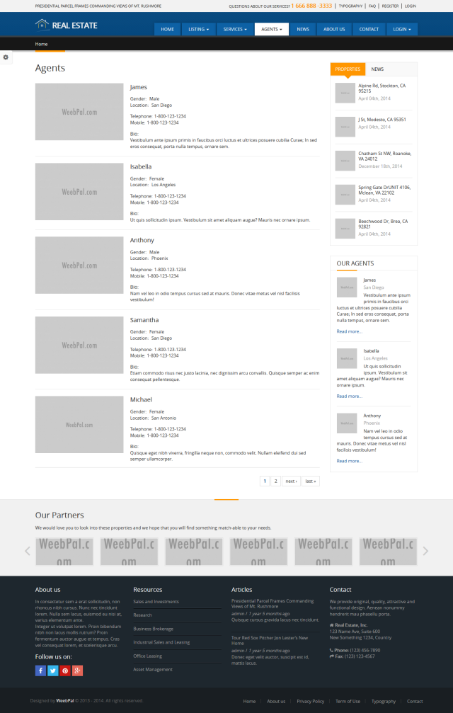 Сайт агентства недвижимости Real Estate под ключ — каталог объектов и поиск | Аплайк
