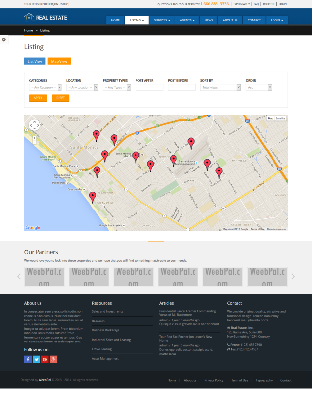 Сайт агентства недвижимости Real Estate под ключ — каталог объектов и поиск | Аплайк