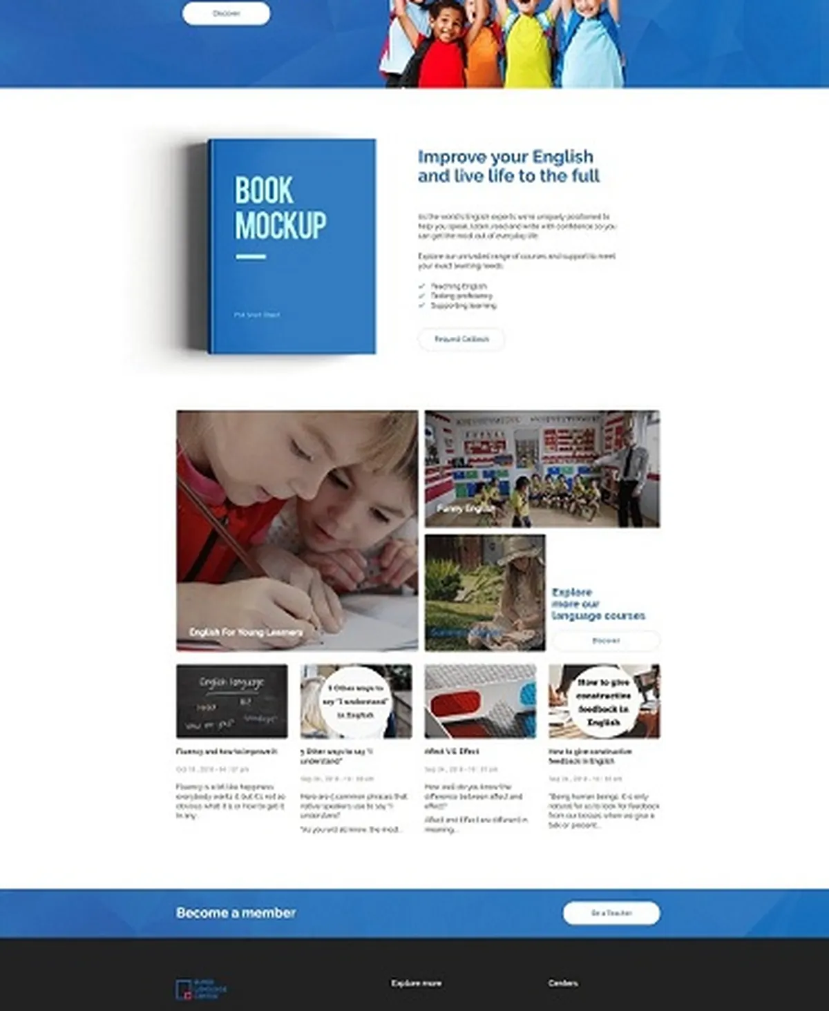 Сайт языковой школы Super Language Center под ключ — расписание и запись | Аплайк