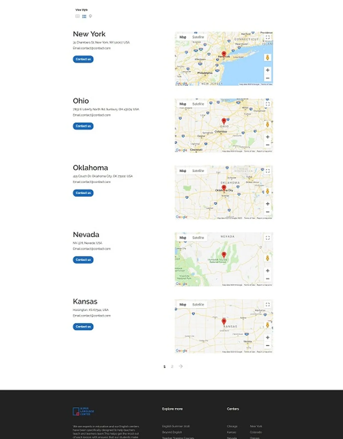 Сайт языковой школы Super Language Center под ключ — расписание и запись | Аплайк