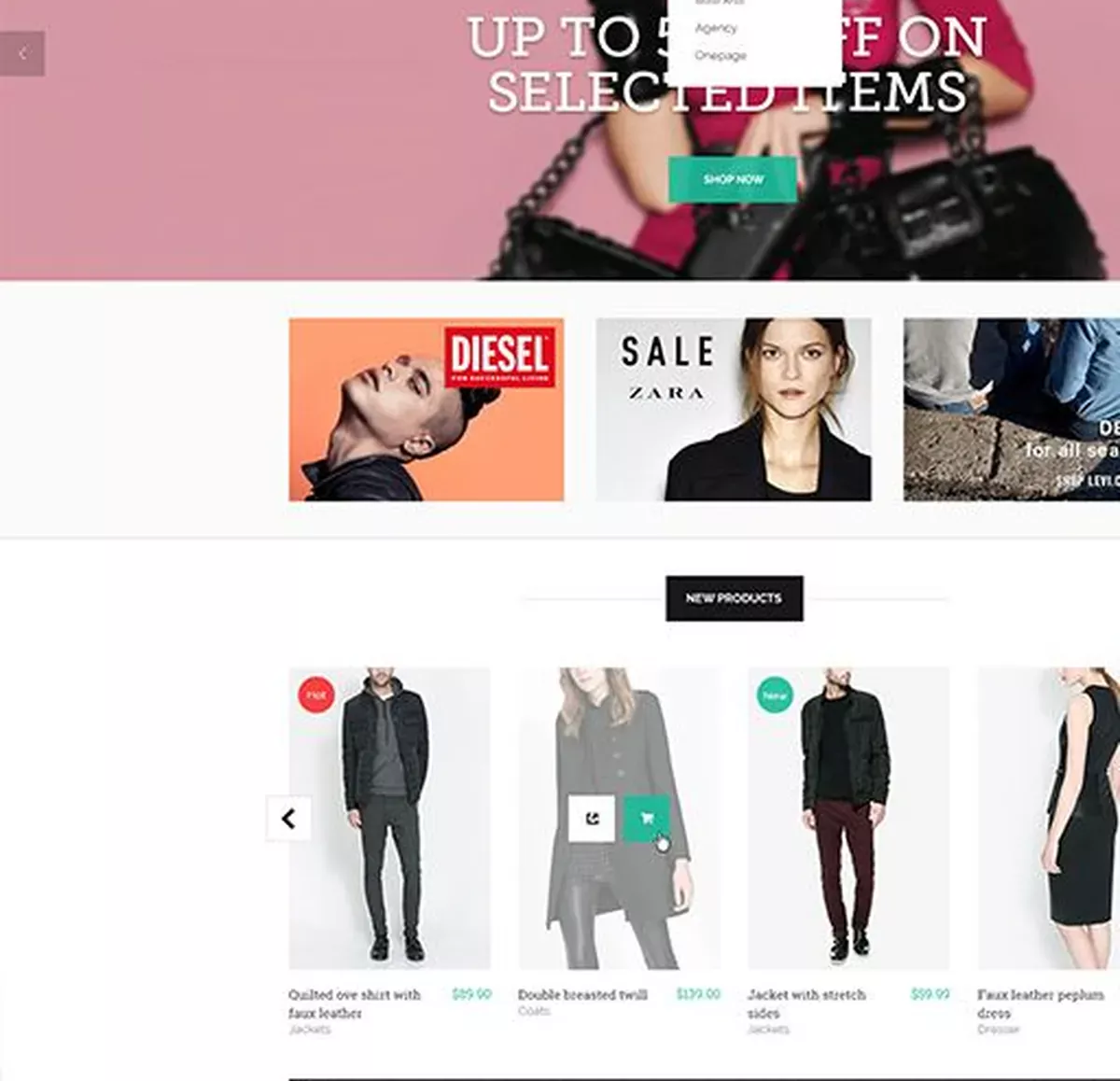 Интернет-магазин одежды под ключ Flatize — каталог, фильтры, корзина | Аплайк