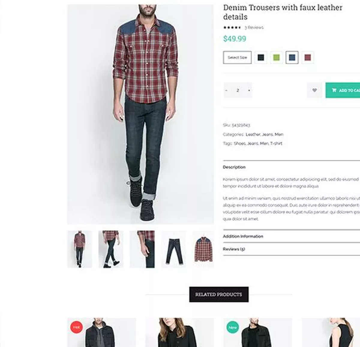 Интернет-магазин одежды под ключ Flatize — каталог, фильтры, корзина | Аплайк