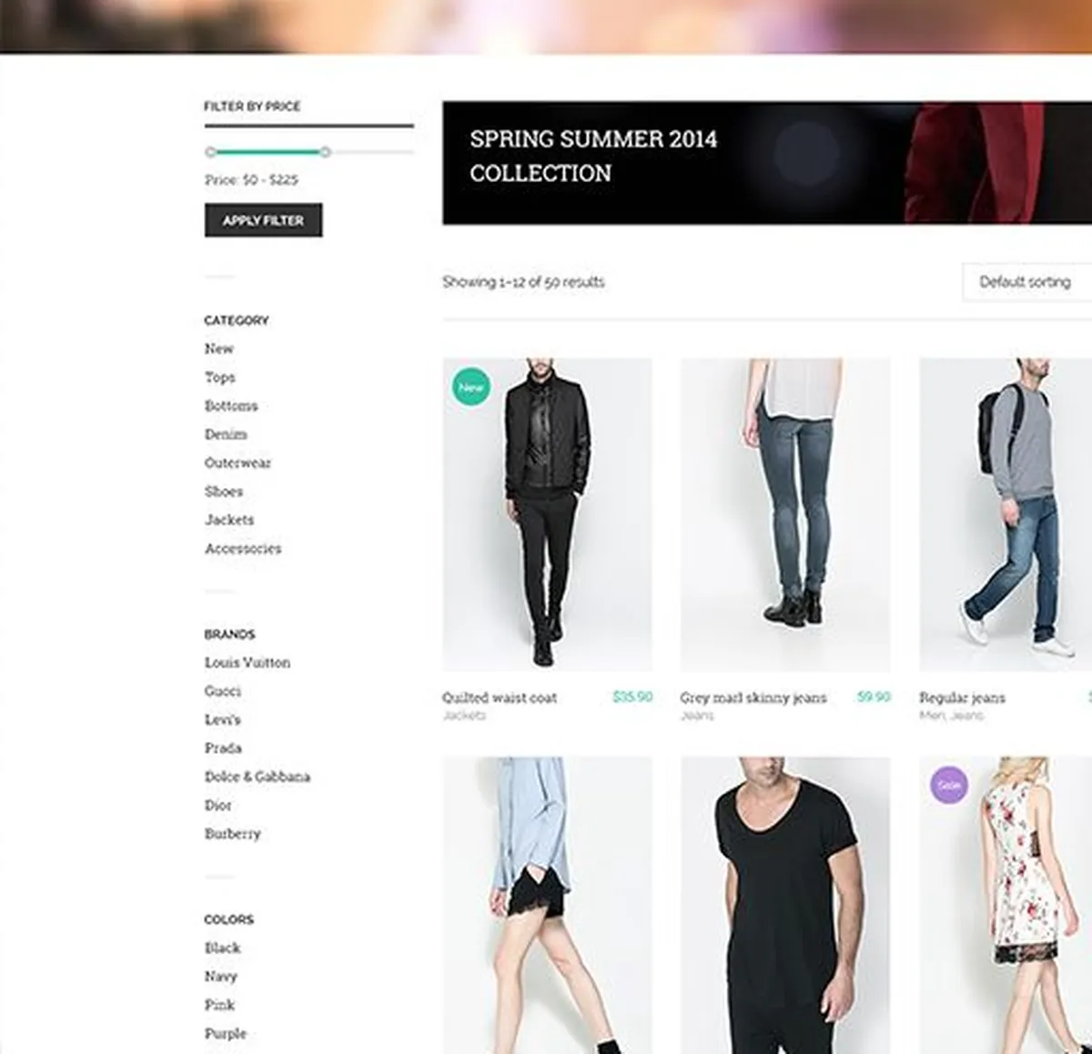 Интернет-магазин одежды под ключ Flatize — каталог, фильтры, корзина | Аплайк