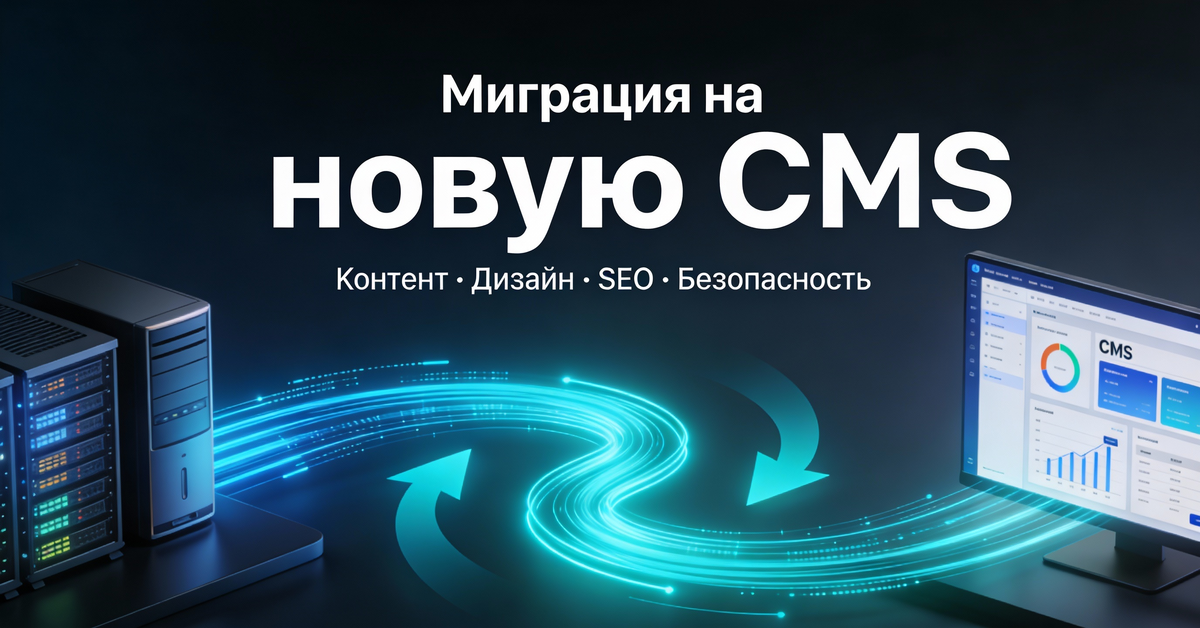 Смена CMS сайта. Профессиональная миграция