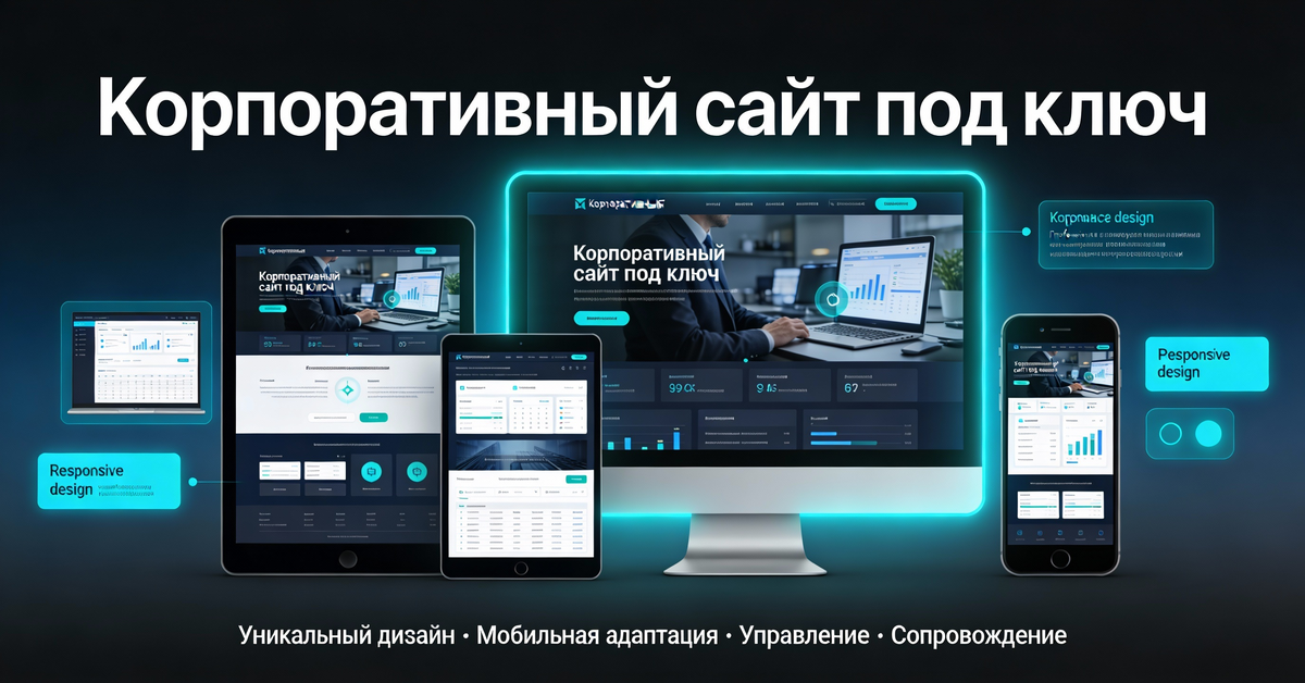 Создание корпоративного сайта под ключ