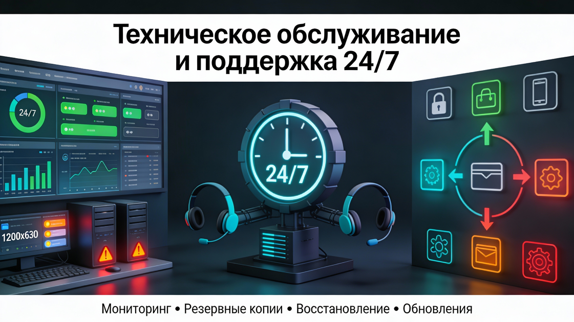 Техническое обслуживание и поддержка сервисов