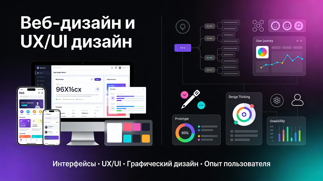 Создание удобных и эстетичных интерфейсов UX/UI